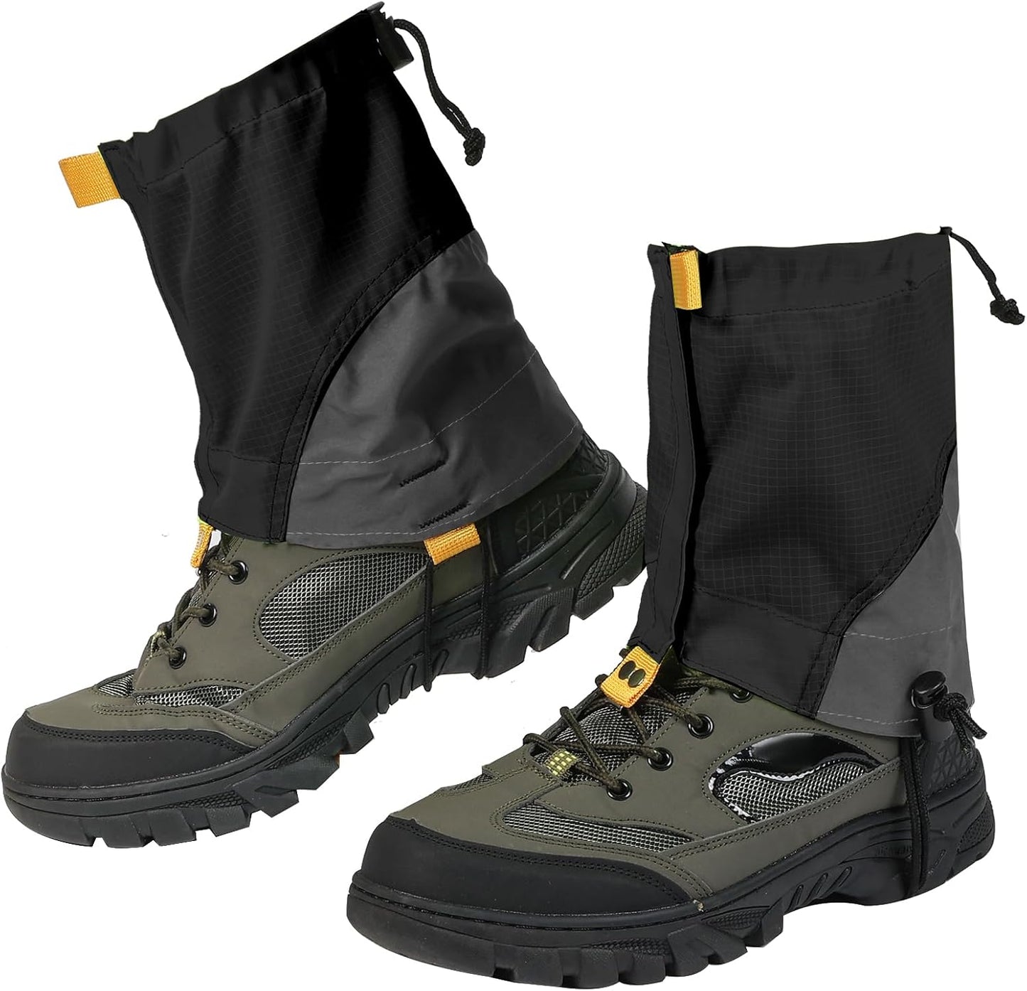 Gators for Hiking Boots and Shoes, Lightweight Adjustable Leg Gaiters for Men Women, Waterproof Hiking Gaiters for Snow,Trail Running,Hiking,Hunting,Walking, Skiing,Snowshoeing,Mountain Climbing