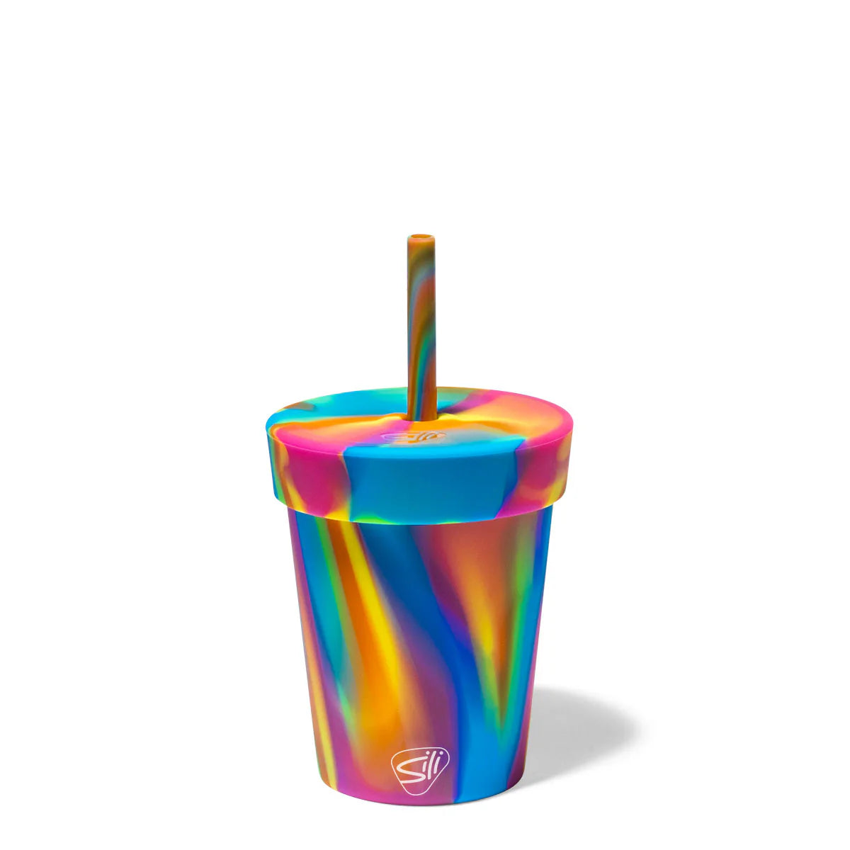 Silicone 8 Oz Kids Straw Tumbler