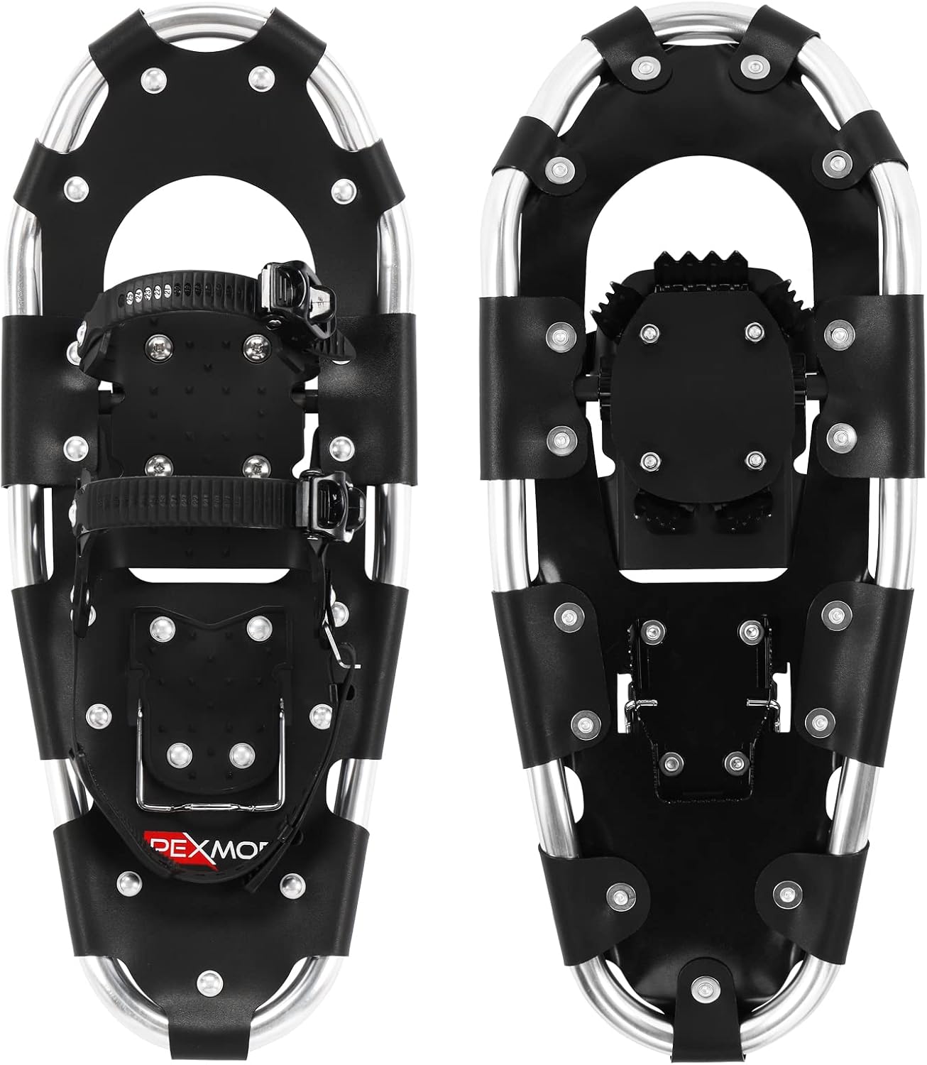 21''/25''/28''/30'' Lightweight Snowshoes for Men Women Youth Kids, Aluminum Alloy Terrain Snow Shoes with Adjustable Ratchet Bindings & Carrying Bag for Snowshoeing Hiking Climbing