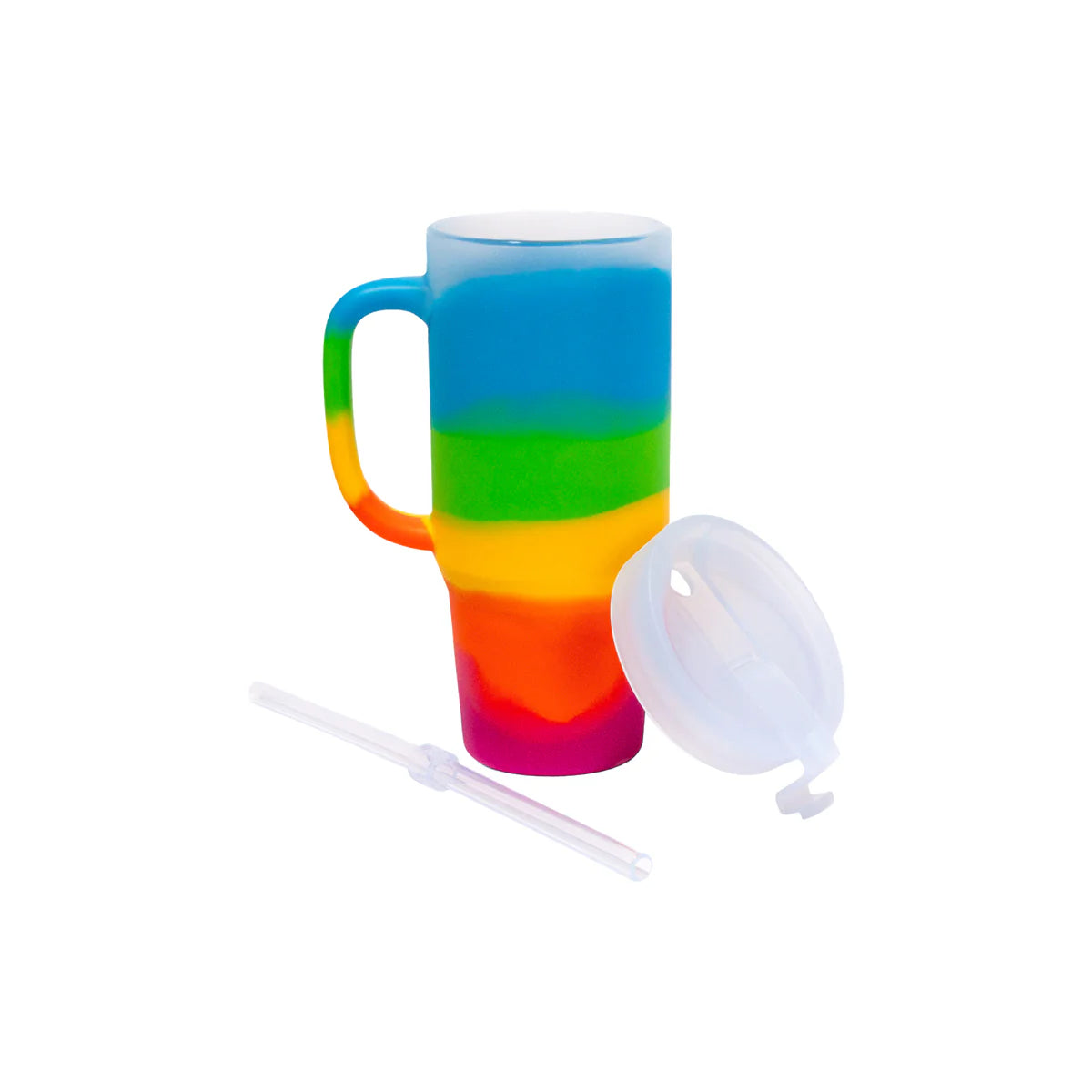 Silicone 32 Oz Humbler (Handled Straw Tumbler)