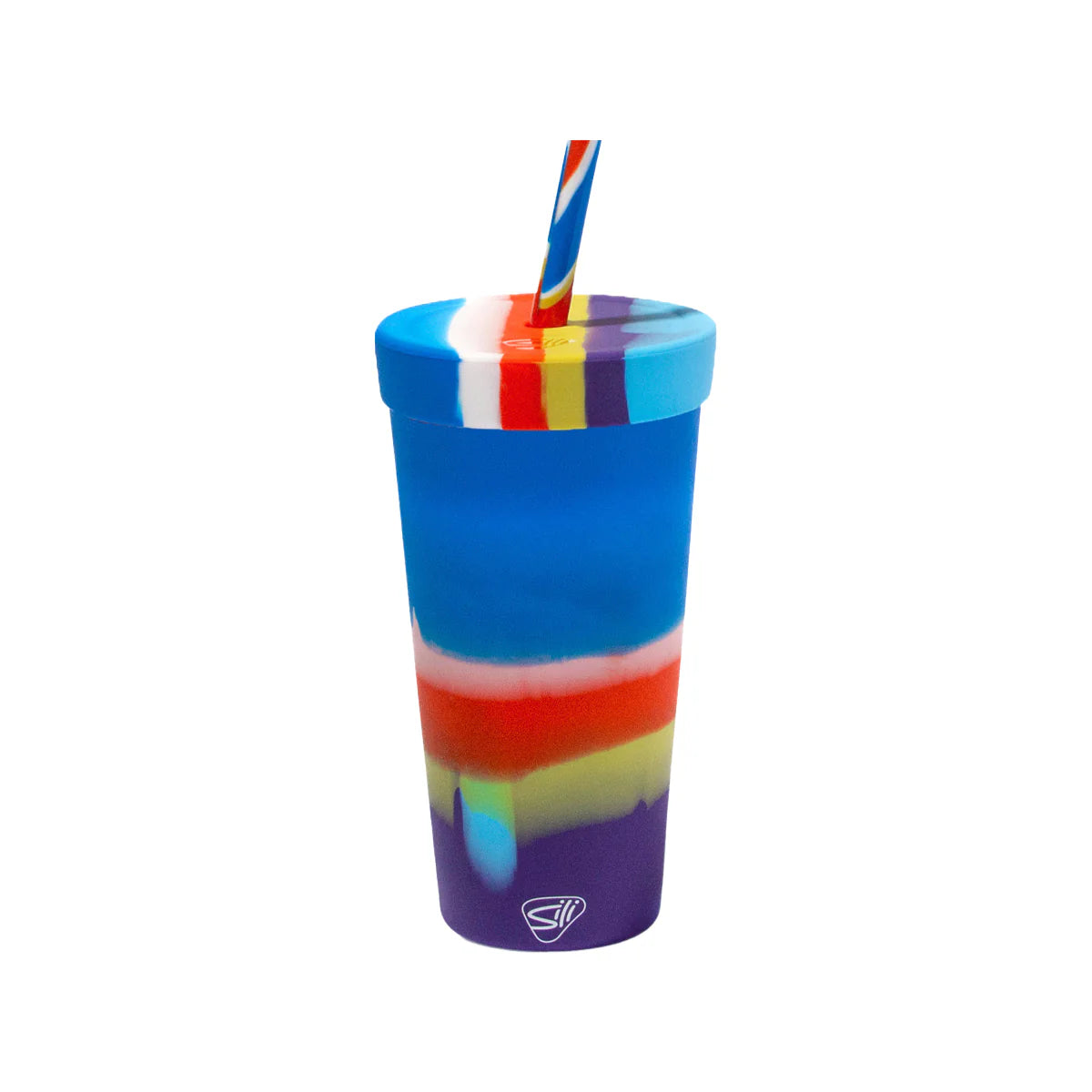 Silicone 22 Oz Straw Tumbler