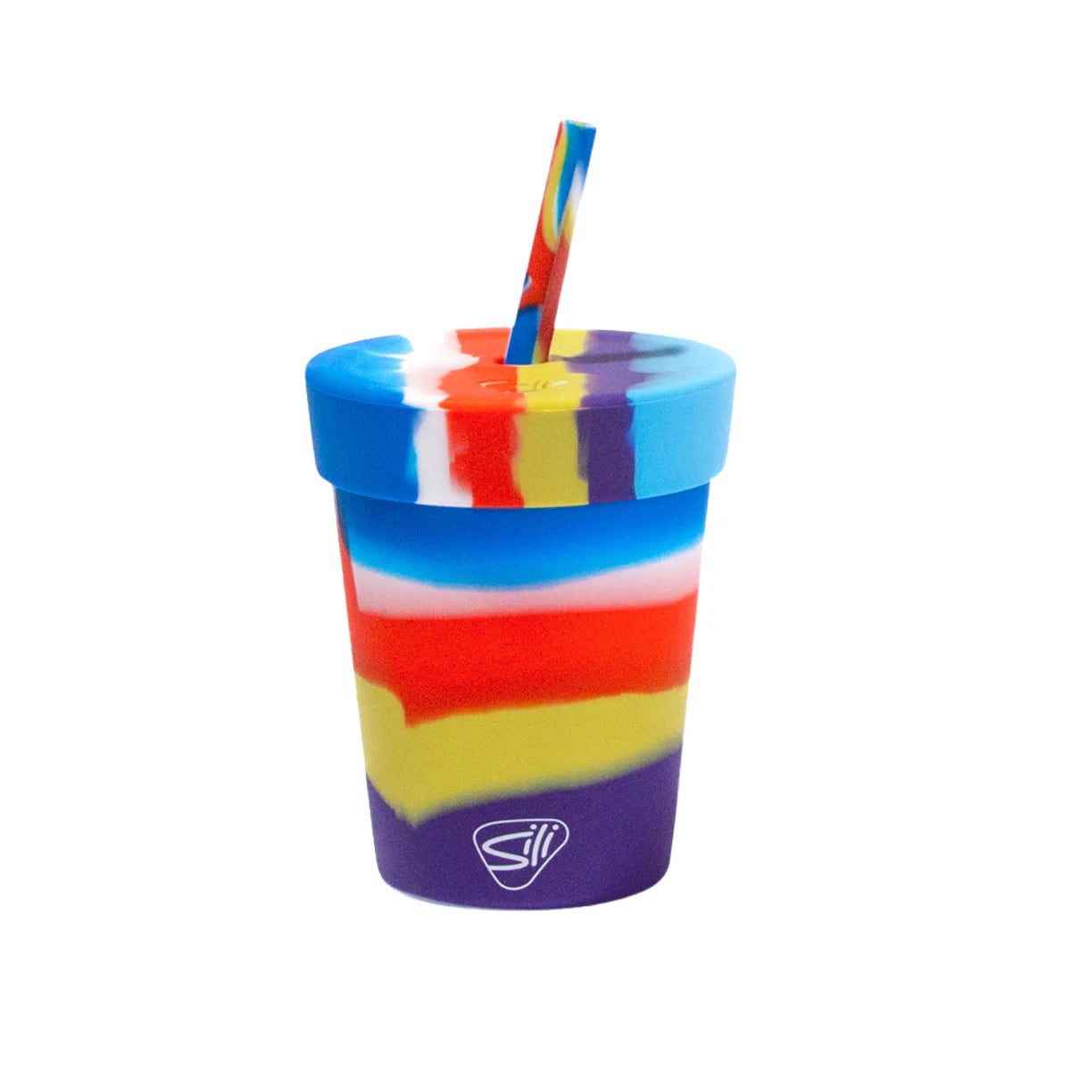 Silicone 8 Oz Kids Straw Tumbler