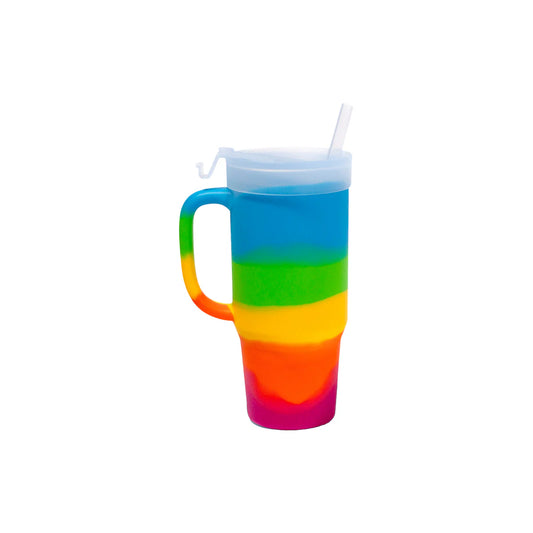 Silicone 32 Oz Humbler (Handled Straw Tumbler)