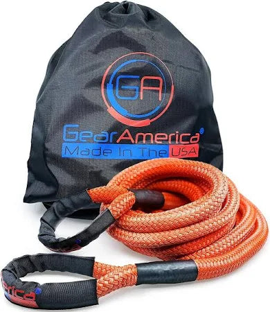 Kinetic Recovery Rope 7/8” X 30' | 28,500 Lbs Breaking Strength | Made in the USA